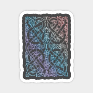 Celtic 4 dragon design Magnet