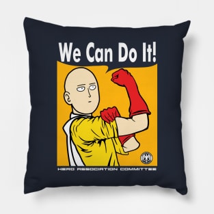 Hero punch we can do it! Pillow