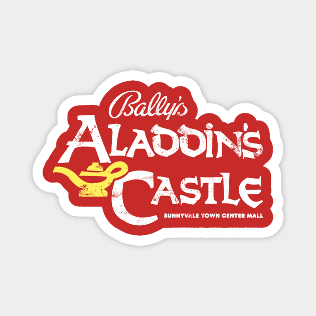 Aladdin's Castle - Sunnyvale Town Center Mall! Magnet by Retro302