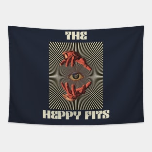 Hand Eyes The Heppy Fits Tapestry