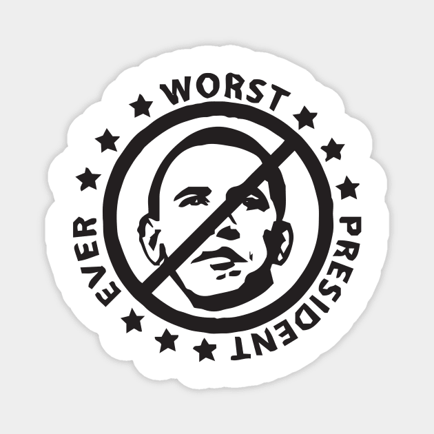 Obama - Worst President Ever Magnet by DankSpaghetti