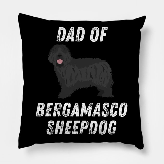 Bergamasco Sheepdog Life is better with my dogs Dogs I love all the dogs Pillow by BoogieCreates