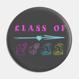 Class Of 2033 Grow With Me Kindergarten First Day Of School T-Shirt Pin