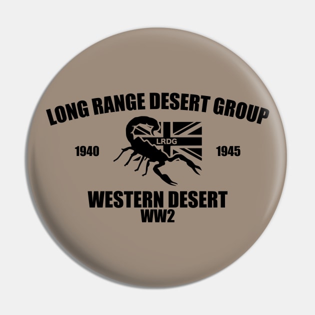 Long Range Desert Group Pin by Firemission45