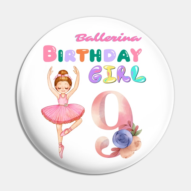 9th ballerina birthday girl Pin by Yenz4289