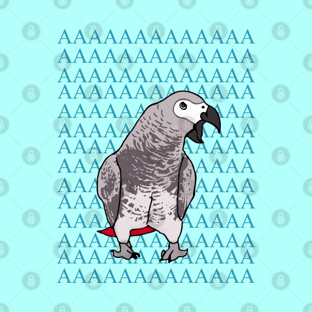 African grey parrot AAAAA by FandomizedRose