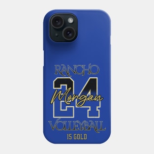 Morgan #24 Rancho VB (15 Gold) - Blue Phone Case