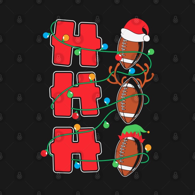 American Football Christmas Gift by BadDesignCo