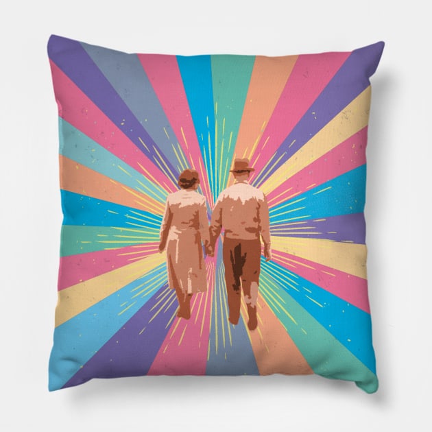 LIVING DEPARTURE Pillow by Showdeer