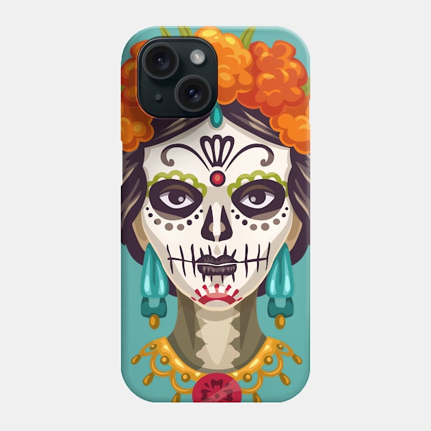 Sugar skull Phone Case by Love My..