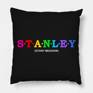 Stanley - Stony Meadow. Pillow