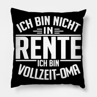 Vollzeit Oma (white) Pillow