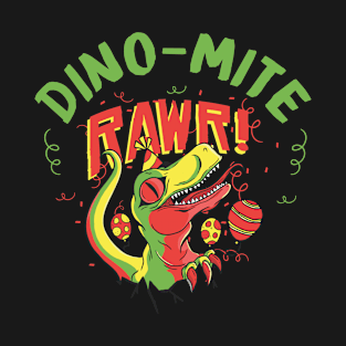 Dino Mite Birthday T-Shirt