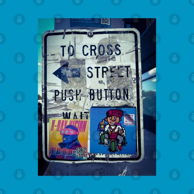 Street Sign Stickers New York City by eleonoraingrid