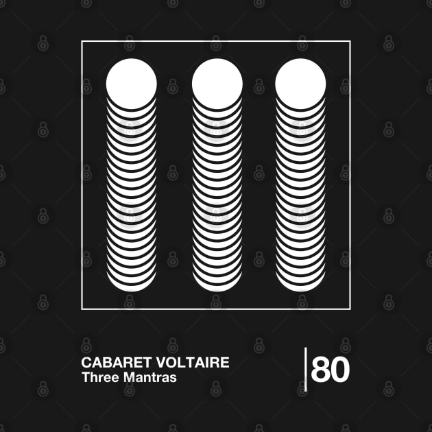 Cabaret Voltaire / Minimal Style Graphic Artwork Design by saudade