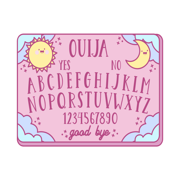 Cute Pastel Ouija Board by Dear Fawn Studio