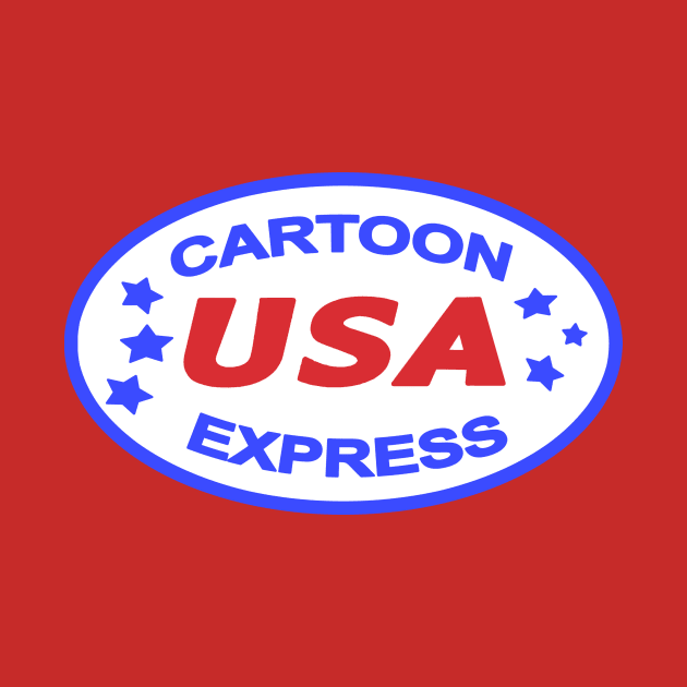 Cartoon Express Logo by BigOrangeShirtShop