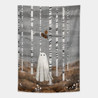 white mushrooms Tapestry