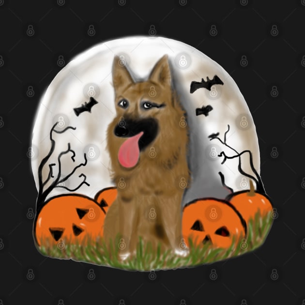 Halloween Dog by Merchweaver