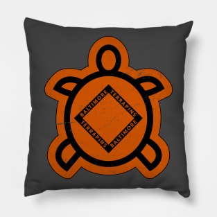 Historic Baltimore Terrapins Baseball Pillow