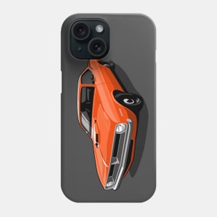 1970 Plymouth Barracuda in Vitamin C Phone Case