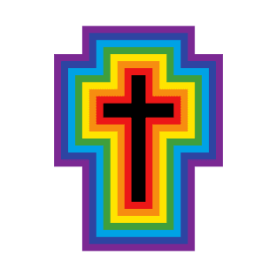 Rainbow Cross T-Shirt