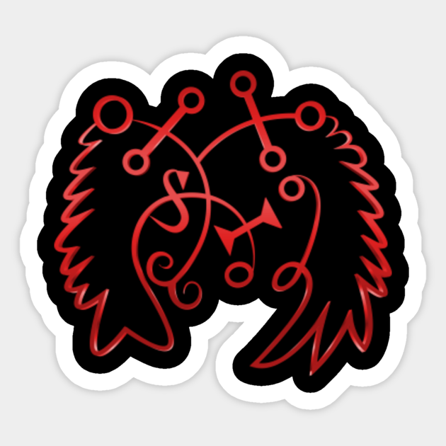 Seere Sigil Modern Ars Goetia Demonic Seal of Seere in Red - Seere ...