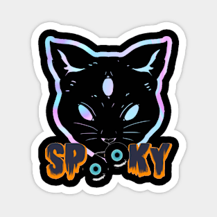 Spoooky Halloween Magnet