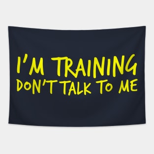 Gym motivation: "I'm training. Don't talk to me" Tapestry