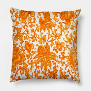 yellow main color printed images that are based on vintage floral and geometric motifs, can be used in decorating fabrics and coverings in fashion Pillow