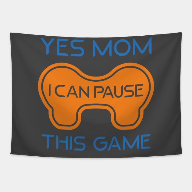 Gamer - Yes mom, i can pause this game Tapestry by artfarissi