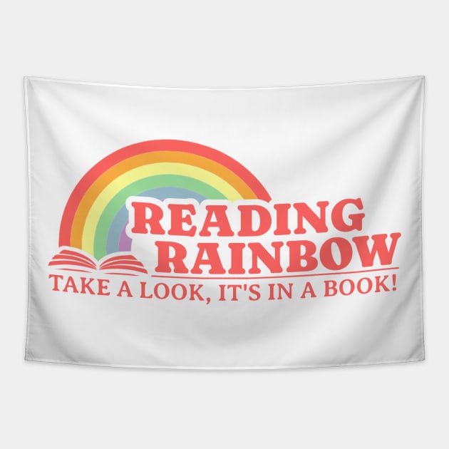 Reading Rainbow Take A Look It’s in a Book Tapestry by NysdenKati