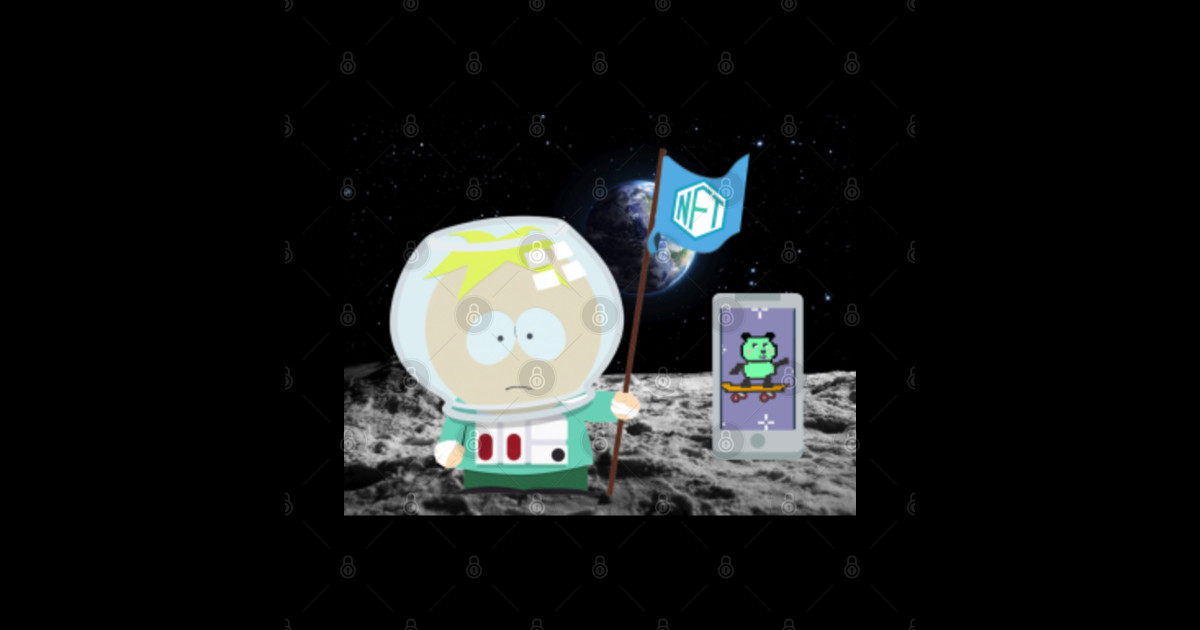 South Park Butters NFT Push South Park Sticker TeePublic