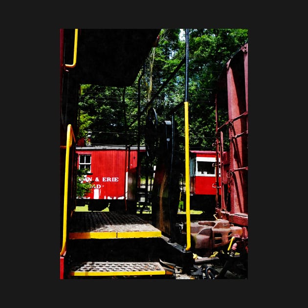 Trains - Morristown and Erie Caboose by SusanSavad