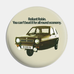 RELIANT ROBIN - advert Pin