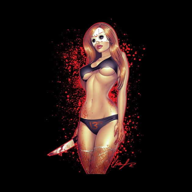 friday the 13th Pinup by Eliaschatzoudis