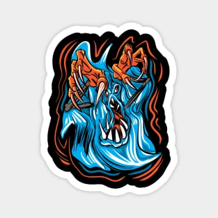 Halloween Haunted Scary Ghost Magnet