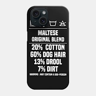 Original Blend Maltese Dog Phone Case