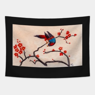 sakura cherry tree Tapestry