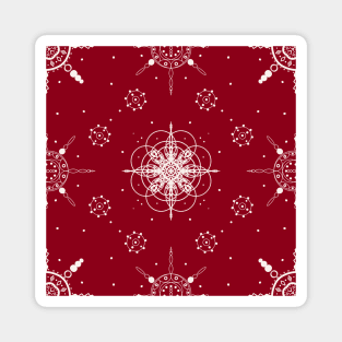 Christmas Snow Magnet