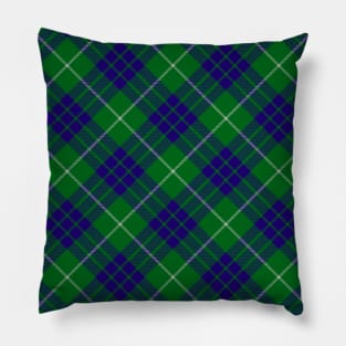 Clan Hamilton Green Hunting Tartan Pillow