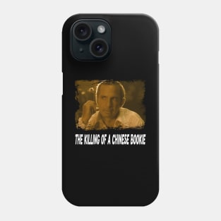 Cassavetes' Cinematic Noir Bookie Iconic Tribute Shirt Phone Case