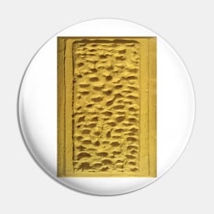 Texture - Yellow Stone Wall Pin