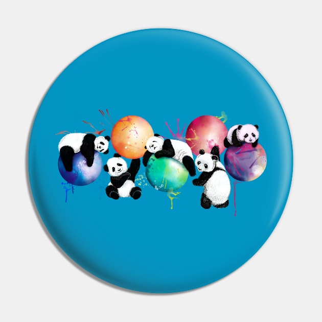 Panda Play Pin by Gingerlique