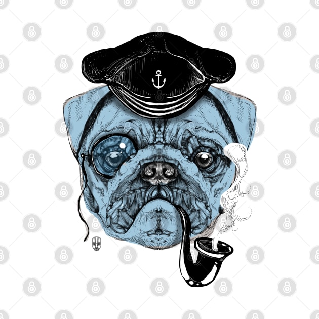 Sailor Pug by fakeface