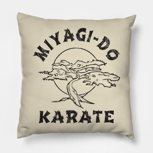 Retro Miyagi Do Karate Kid Bonsai Tree Pillow