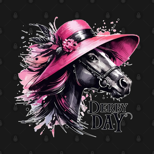 Derby Day Funny Horse Racing Lover by TomFrontierArt