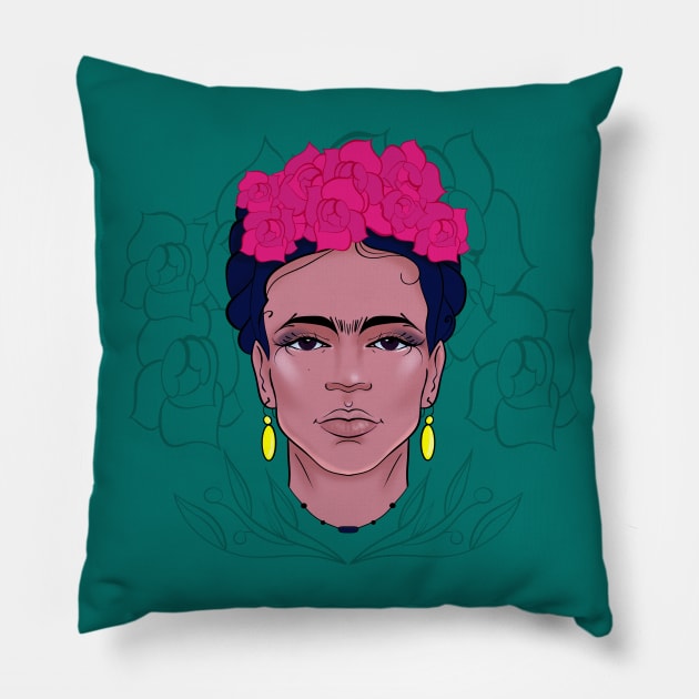 VIVA LA VIDA Pillow by MAYRAREINART