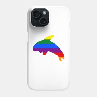 Orca Whale Rainbow Flag Phone Case