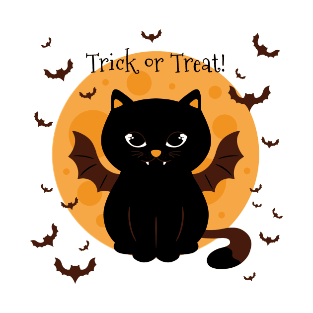 Cute Halloween Trick Or Treat by MeksFashion